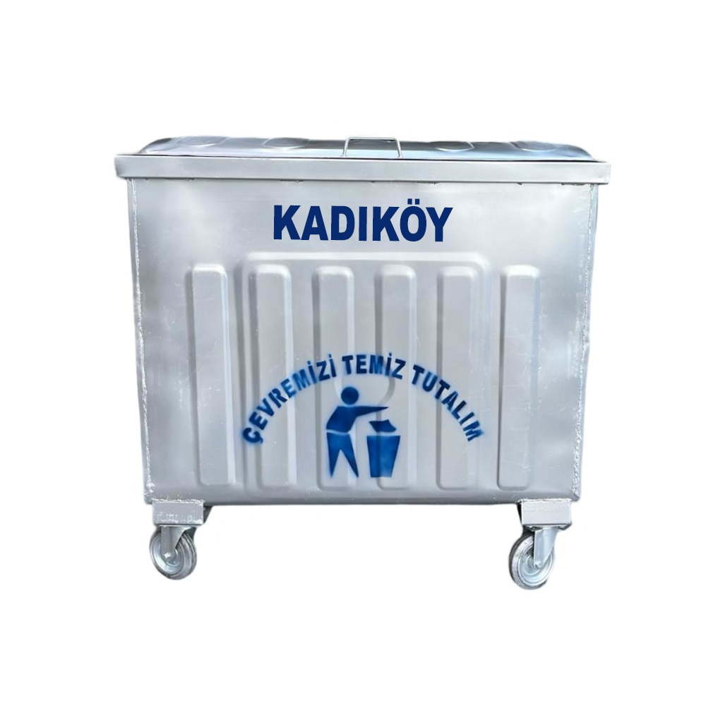 Kadıköy 800 Litre Metal Çöp Konteyneri